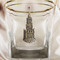 Набор бокалов для виски(двойная отводка) Кремль (латунь) 4шт.  кр.пейсли